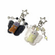 Sylvanian Families Handmade Keychain Set – Twin Kittens “Dark & Light Angel” - Persian Cat Family