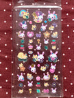 Heisei Retro Sweet Bunny & Squirrel Stickers
