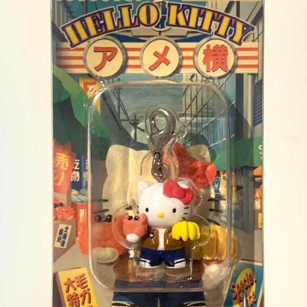 Hello Kitty Gotochi Keychain-2004 Tokyo Ameyoko Okachimachi – Japan Exclusive Vintage
