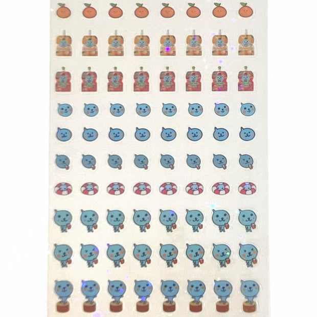 Qoo Sticker Sheet – Coca-Cola Japan Mascot Collection