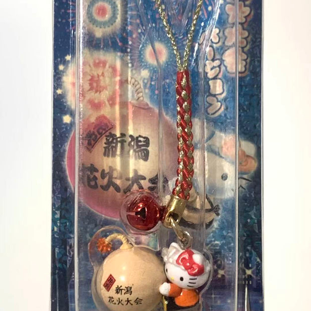 Hello Kitty Gotochi Keychain – 2005 Niigata Fireworks Festival (新潟花火大会) – Japan Exclusive Vintage