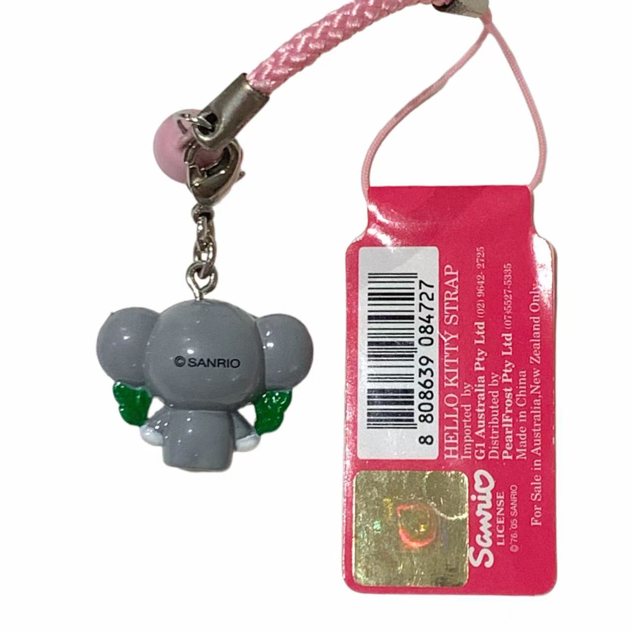Hello Kitty Keychain (with strap) – 2005 New Zealand Koala – International Sanrio Exclusive