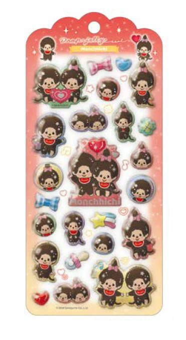 Monchhichi drop jelly stickers