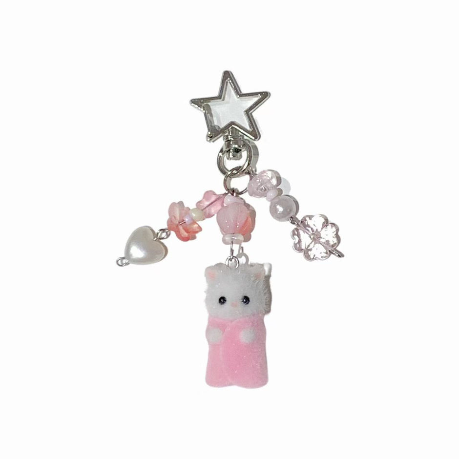 Sylvanian Families Handmade Keychain – small Persian Cat Baby