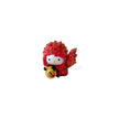 Hello Kitty Gotochi Keychain – 2008 Kaga (加賀限定) Lion Dance – Japan Exclusive Vintage