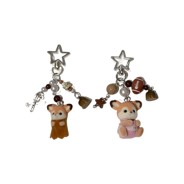 Sylvanian Families Handmade Keychain set – Deer Family