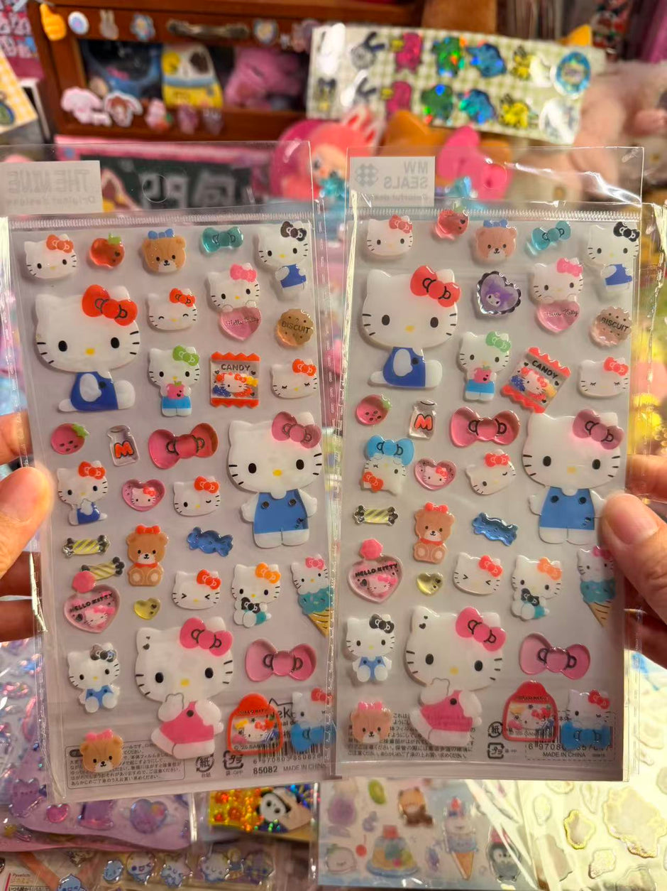 Heisei Retro kitty candy stickers