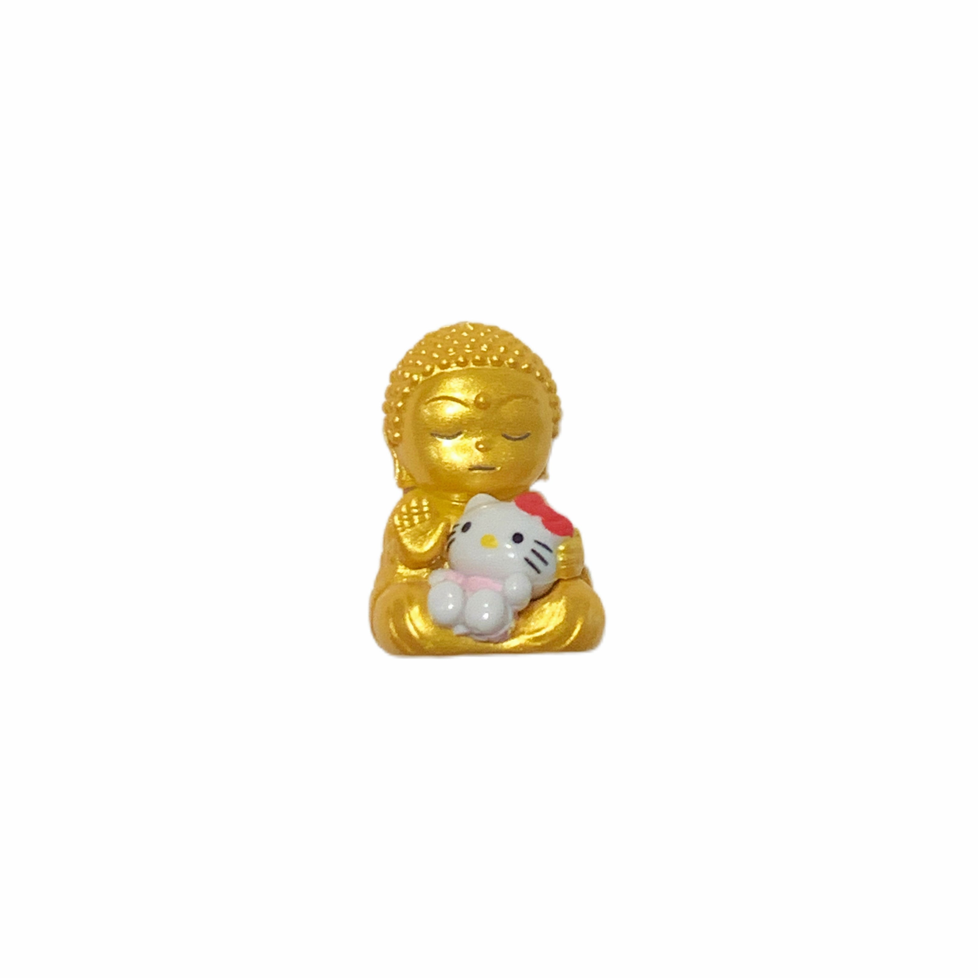 Hello Kitty Gotochi Keychain （with strap） –2008 Nara Great Buddha – Japan Exclusive Vintage