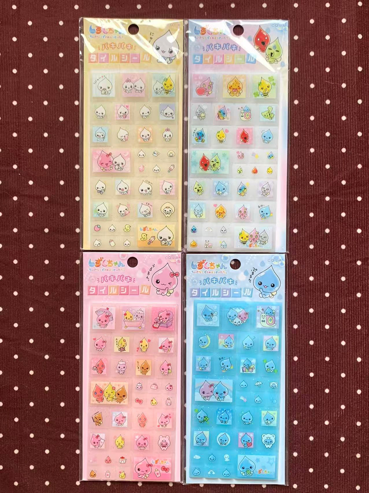 Heisei Retro Shizuku-chan Tile Stickers