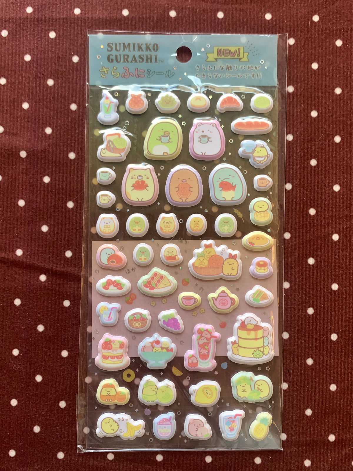 Sumikko Gurashi Sara Funi Puffy Stickers
