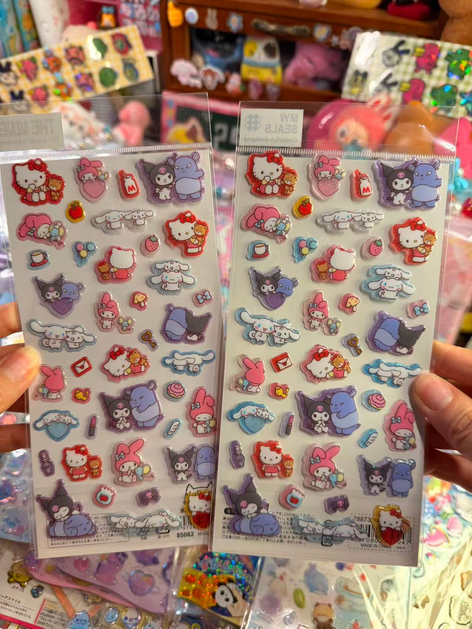 Sanrio Characters jelly stickers