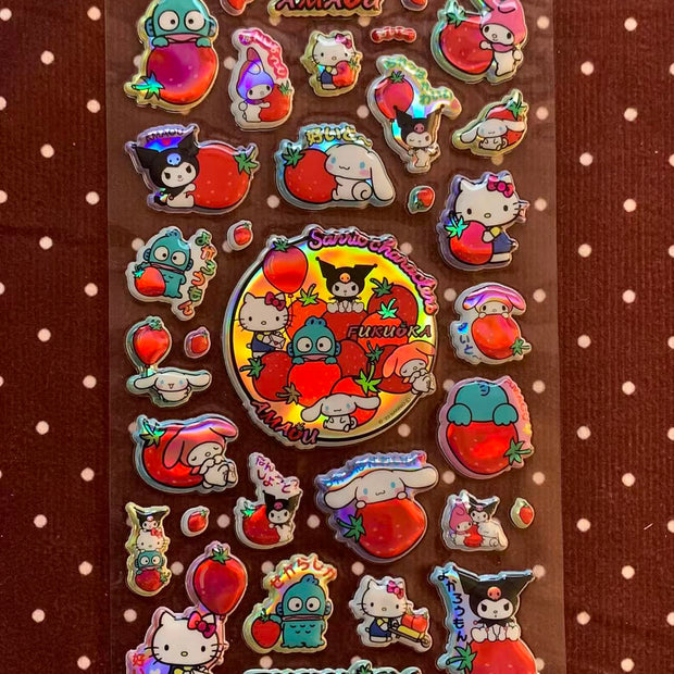 Vintage Sanrio Characters Fukuoka Amaou Limited Stickers 2023