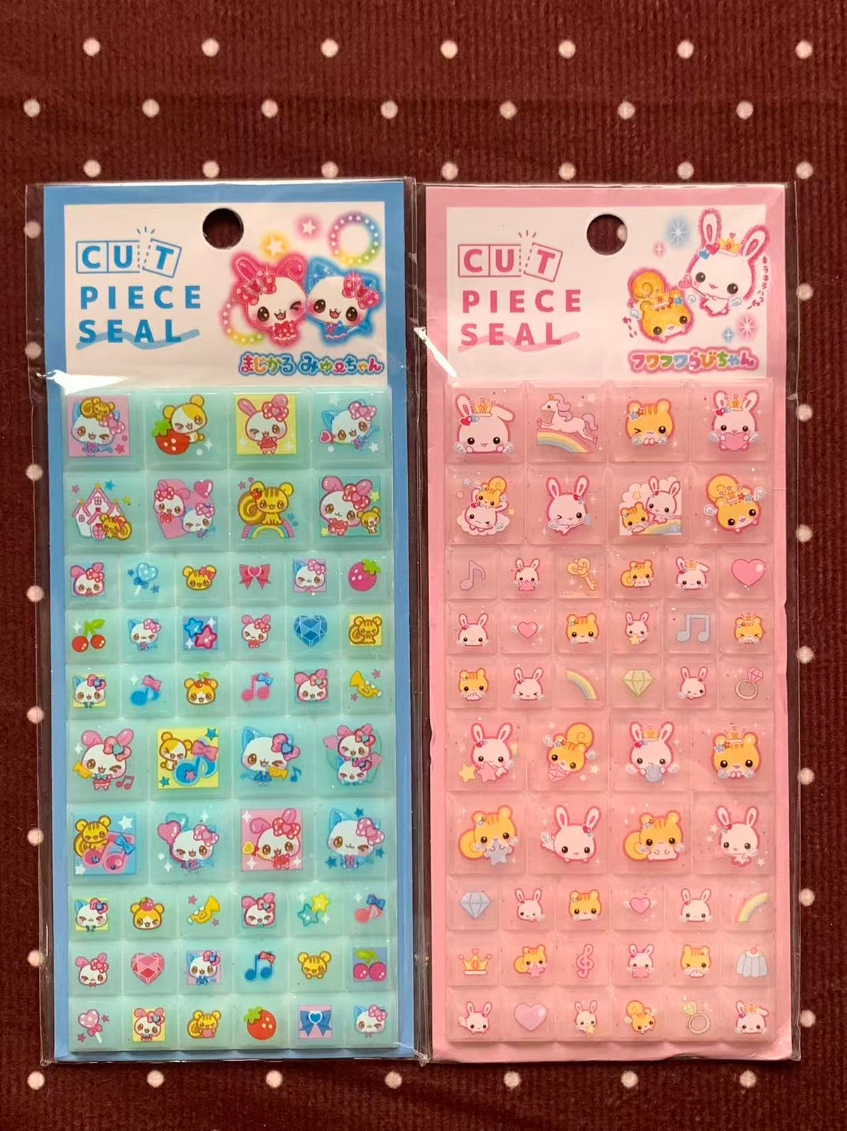Heisei Retro Magical Myu-chan Cut Piece Stickers