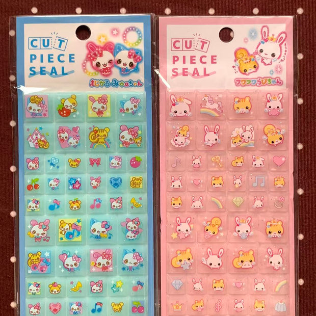 Heisei Retro Magical Myu-chan Cut Piece Stickers