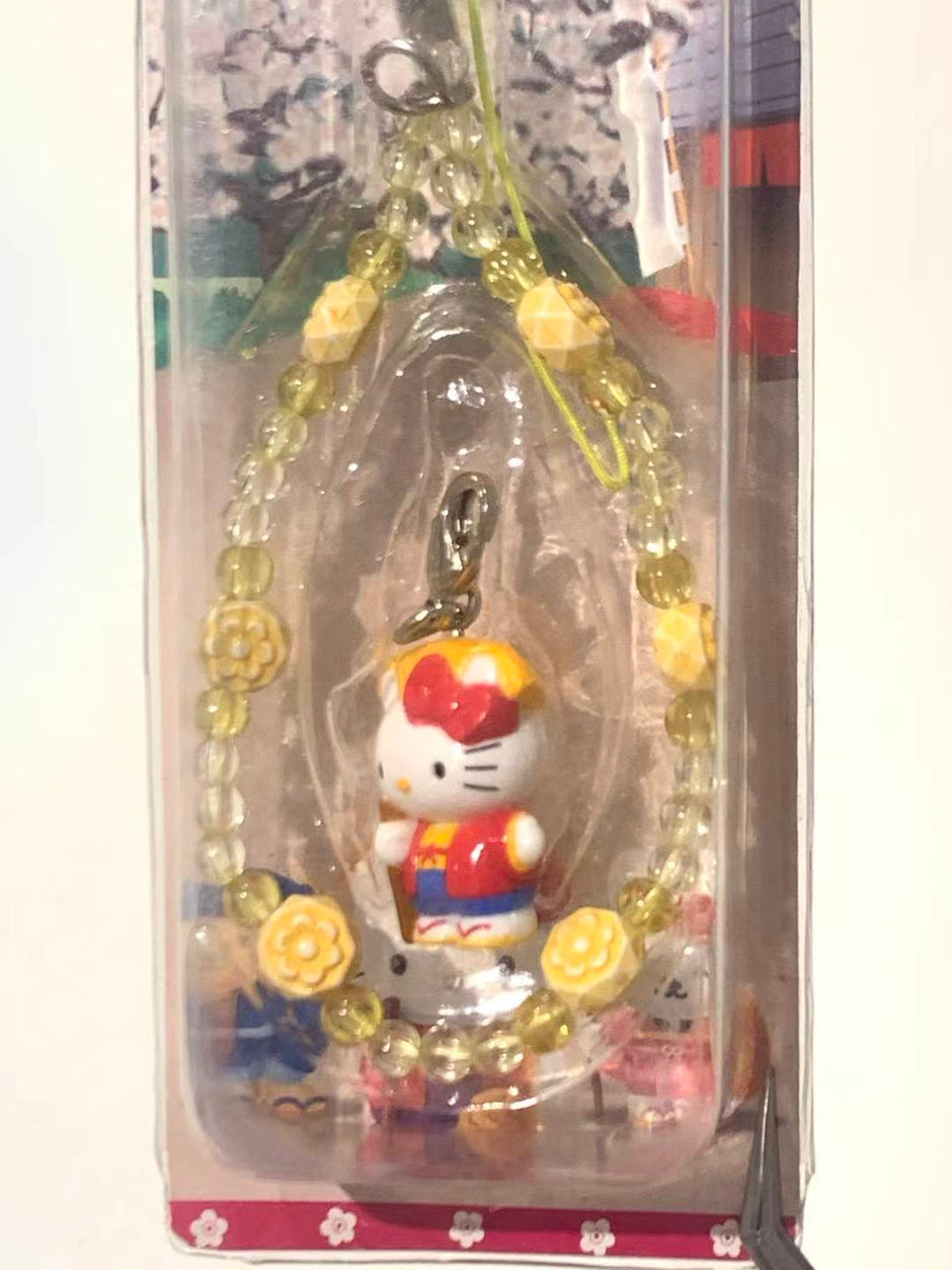 Hello Kitty Gotochi Keychain – 2001 Ibaraki (茨城県) Monk – Japan Exclusive Vintage