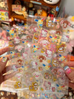 Heisei Retro sanrio friend glitter stickers