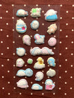 Mamegoma Seal Friends Puffy Stickers