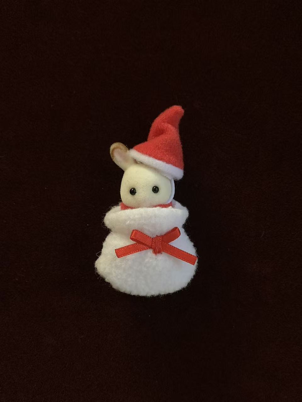 Calico critters Chocolate Rabbit Baby Christmas