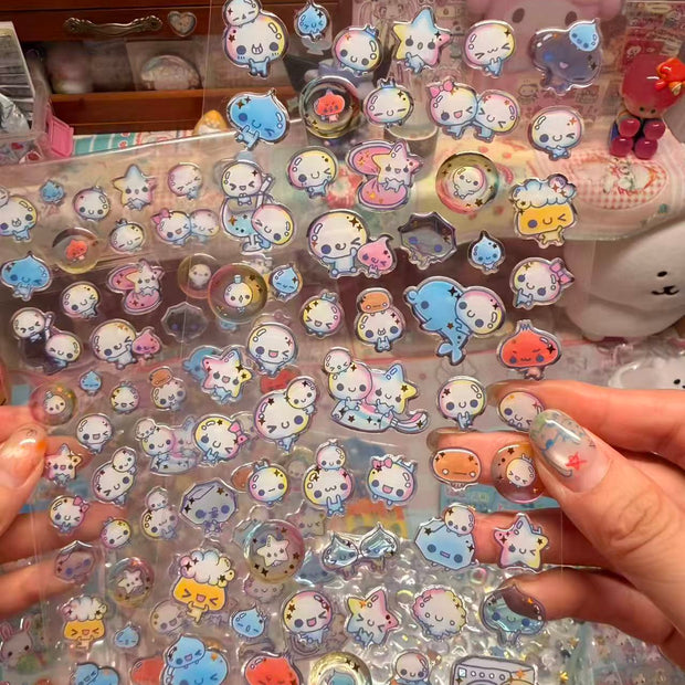 Heisei Retro Awawa-chan stickers
