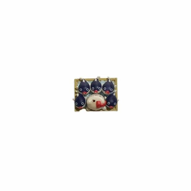 Hello Kitty Gotochi Keychain 2006 Shimonoseki Fugu Pufferfish Yamaguchi Japan Limited Sanrio Vintage