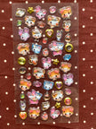 Heisei Retro Ham Ham Cafe bonbon drop Stickers