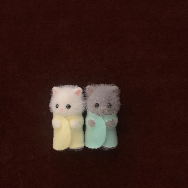 Calico critters Persian Cat Baby twin