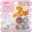 Heisei Retro Wanwan Wanko Crystal Sticker Pink