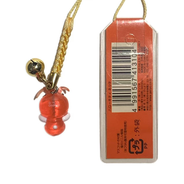Hello Kitty Gotochi Keychain 2002 Izu Ise Lobster Clear Version Japan Limited Sanrio Vintage