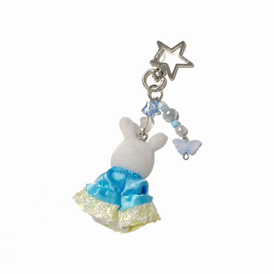 Sylvanian Families Handmade Keychain – Snow Rabbit