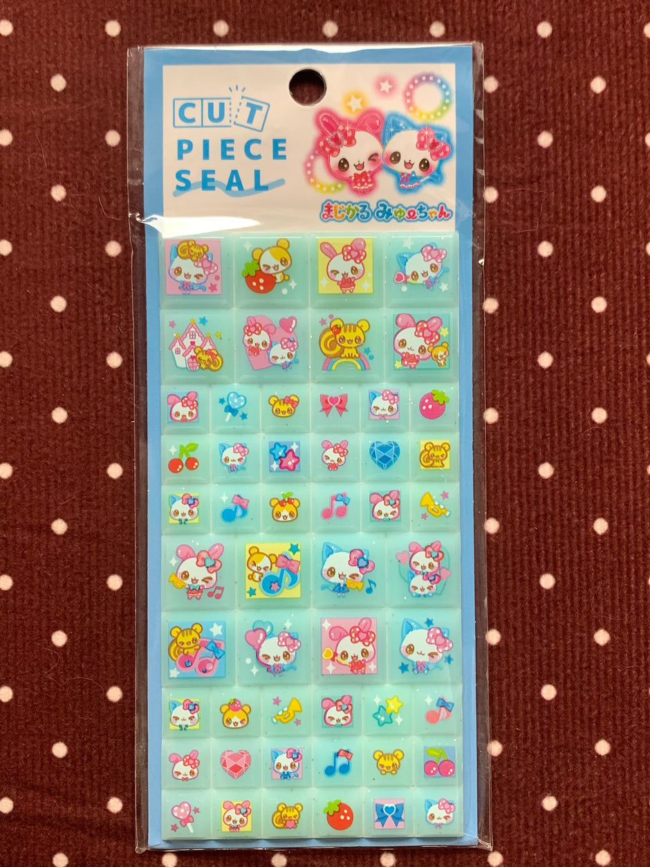 Heisei Retro Magical Myu-chan Cut Piece Stickers
