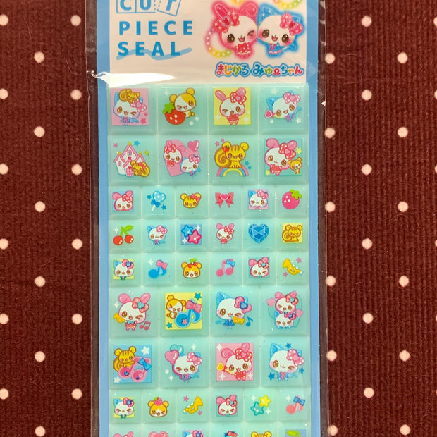 Heisei Retro Magical Myu-chan Cut Piece Stickers