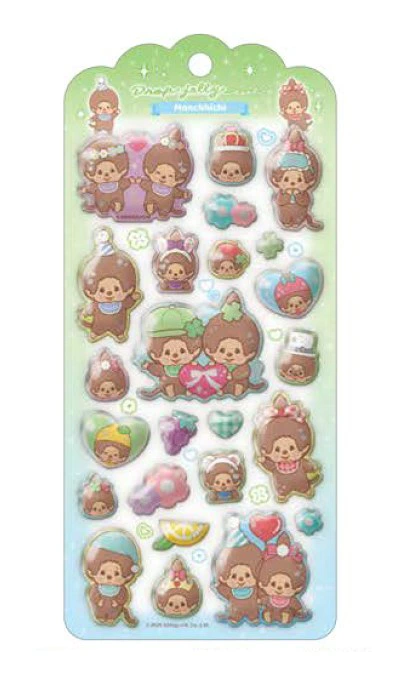 Monchhichi drop jelly stickers