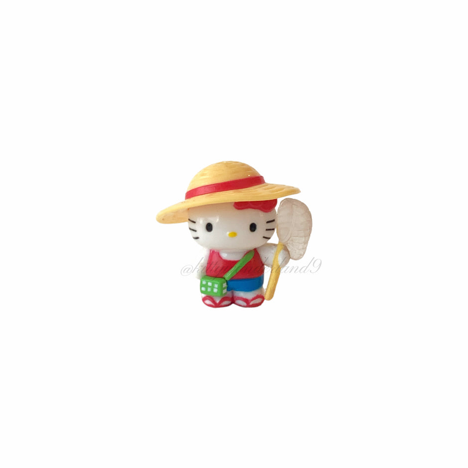 Hello Kitty Gotochi Keychain – 2004 Nara (奈良県) Firefly Catching – Japan Exclusive Vintage