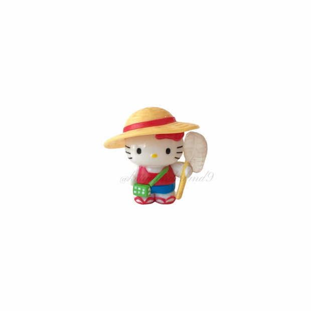 Hello Kitty Gotochi Keychain – 2004 Nara (奈良県) Firefly Catching – Japan Exclusive Vintage