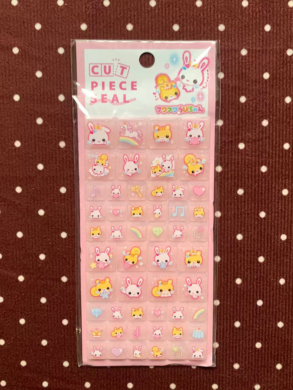 Heisei Retro Magical Myu-chan Cut Piece Stickers