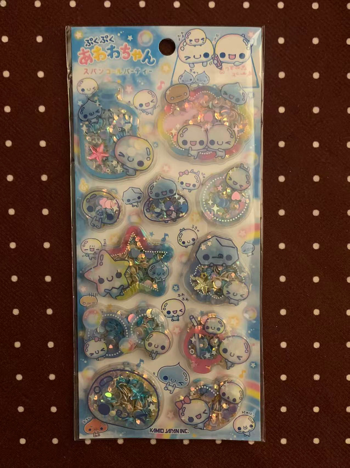Heisei Retro Awawa-chan Shake Shake stickers