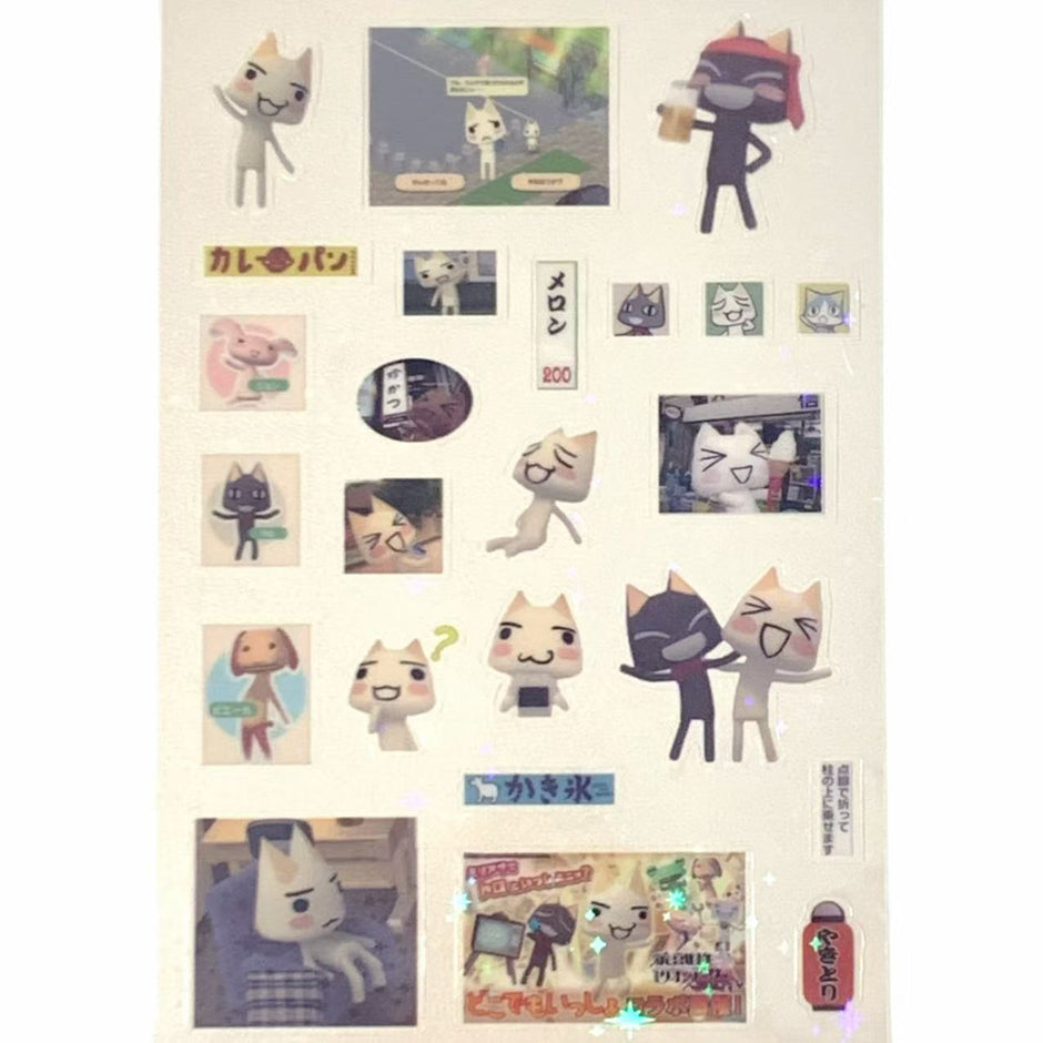 Toro & Friends Sticker Set – Doko Demo Issyo Retro Pixel Edition