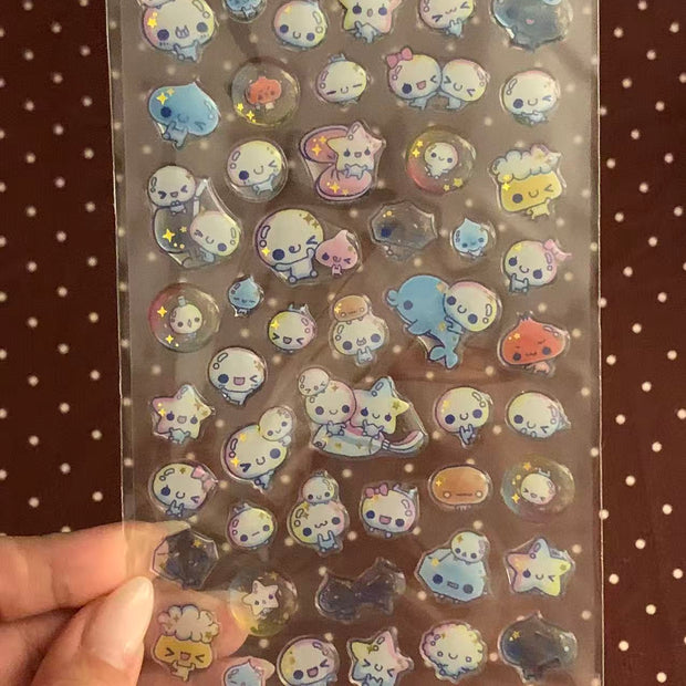 Heisei Retro Awawa-chan stickers