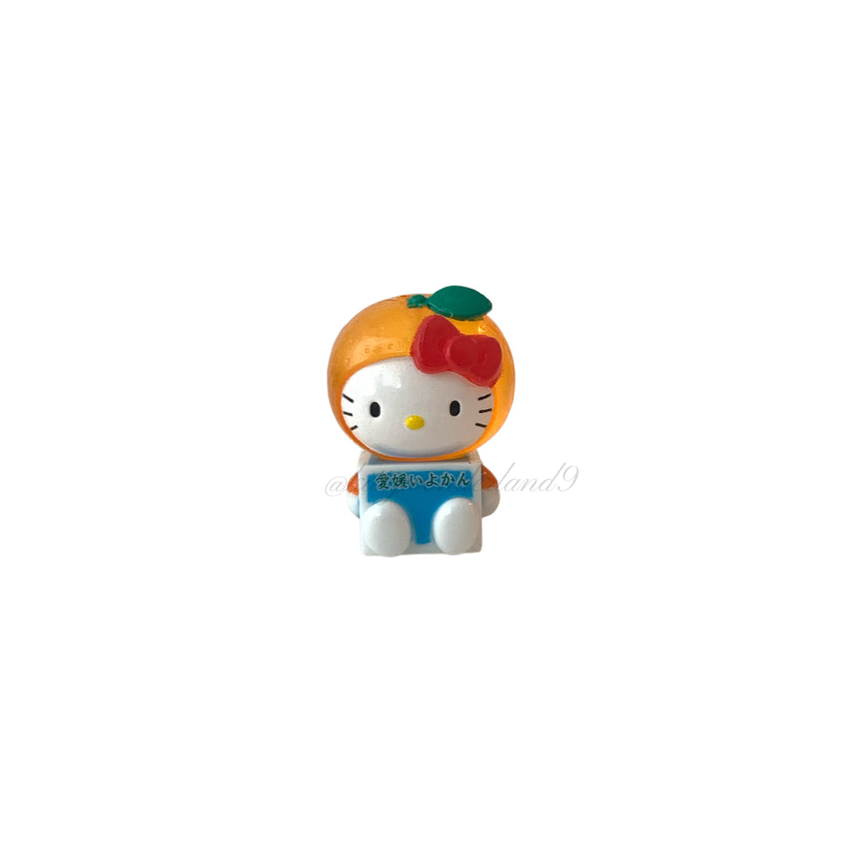 Hello Kitty Gotochi Keychain – 2003 Ehime Mikan (愛媛みかん) Version – Japan Exclusive vintage