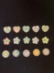Heisei retro Nyan Nyan Nyanko  Sparkly Marble Sticker Flakes