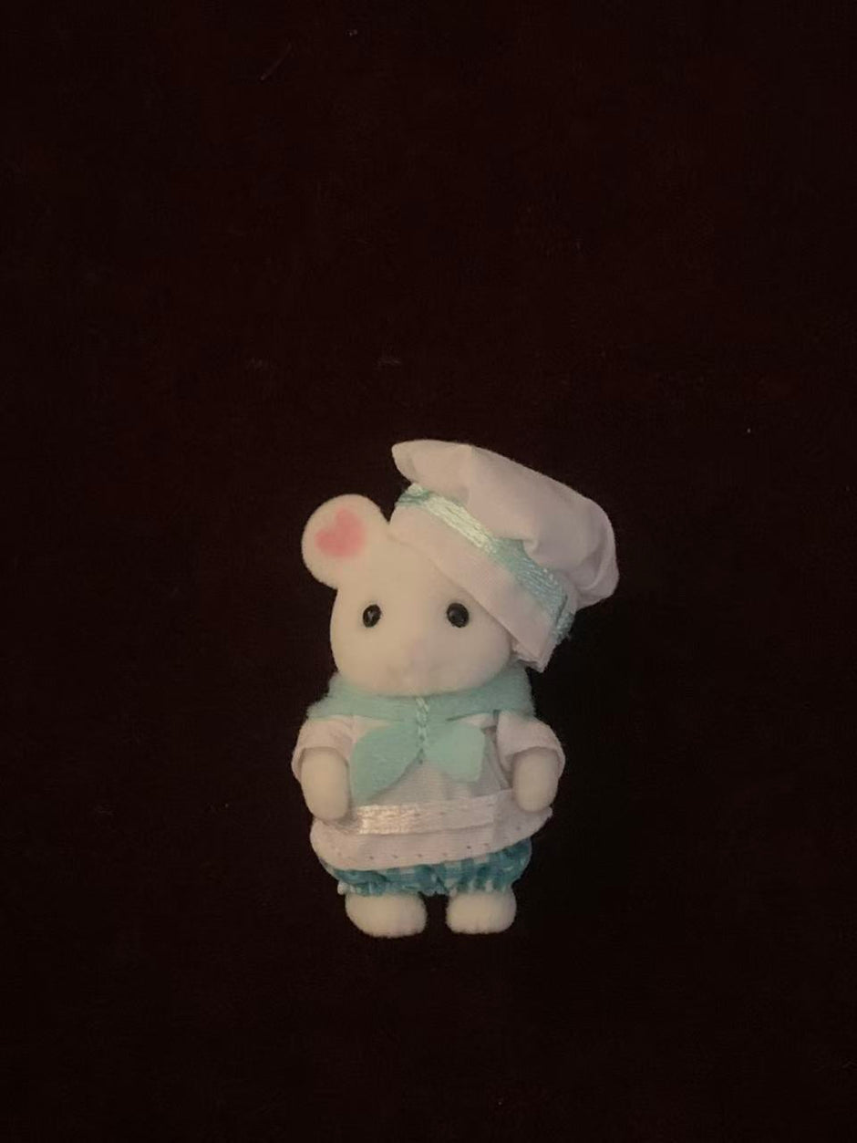 Calico critters Marshmallow Mouse Chef