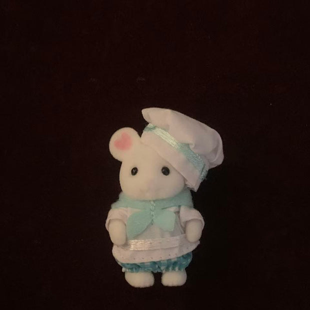 Calico critters Marshmallow Mouse Chef