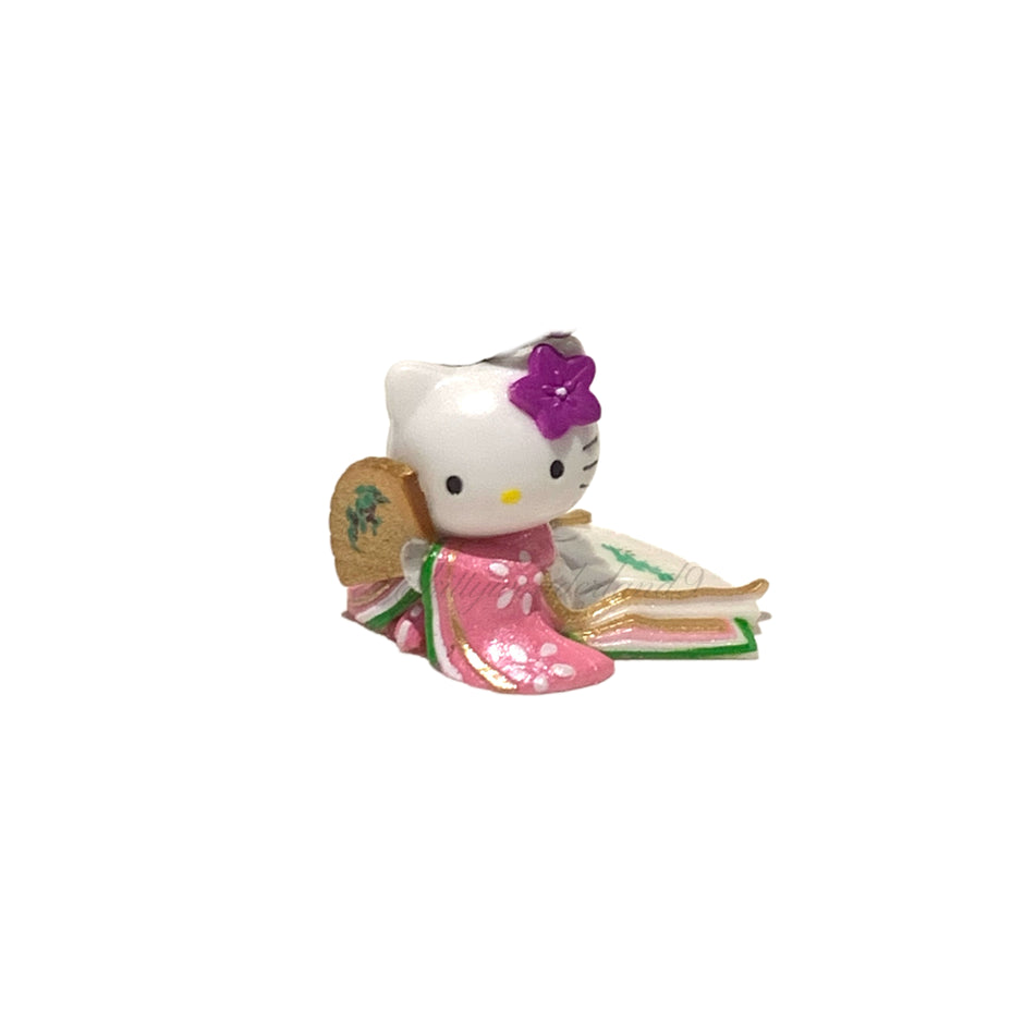 Hello Kitty Gotochi Keychain-2004 Kyoto (京都府) Genji Monogatari – Japan Exclusive Vintage Keychain