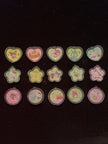 Sanrio Characters Clover Picnic Clear Hard Seal Stickers
