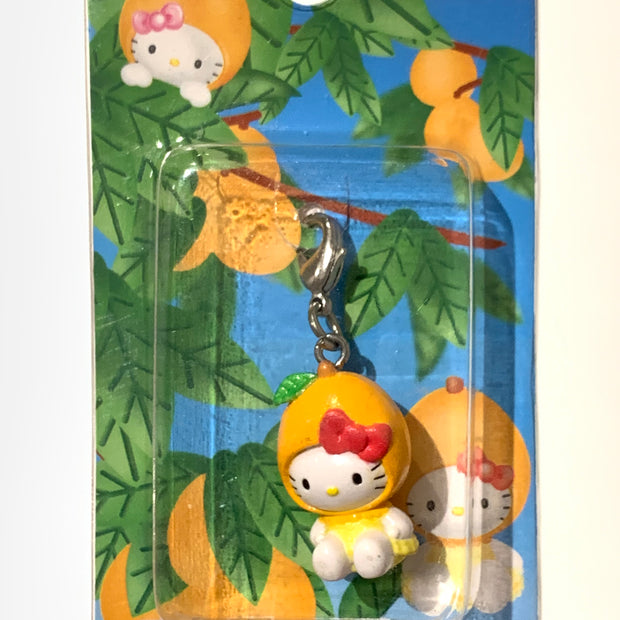 Hello Kitty Gotochi Keychain-2001 Nagasaki (長崎県) Biwa Loquat – Japan Exclusive Vintage Keychain