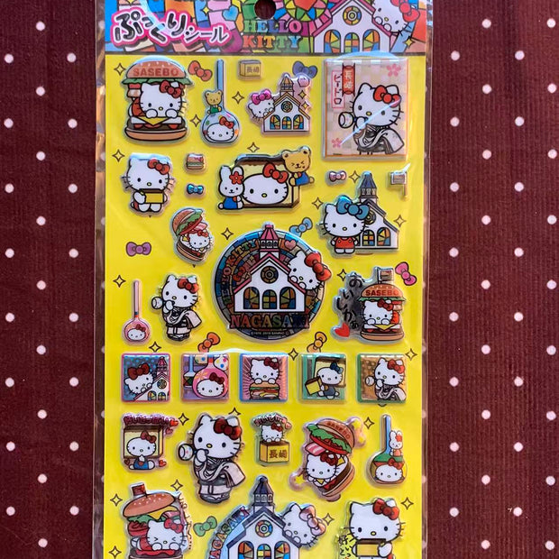 Vintage Hello Kitty Nagasaki Limited Stickers  2019