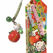 Hello Kitty Gotochi Keychain (with strap) –2008 Shinshu Apple – Japan Exclusive Vintage