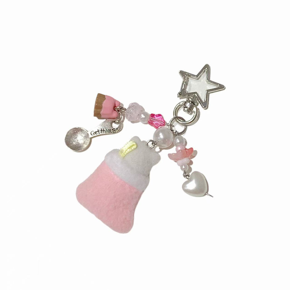 Sylvanian Families Handmade Keychain – Persian Cat Baby
