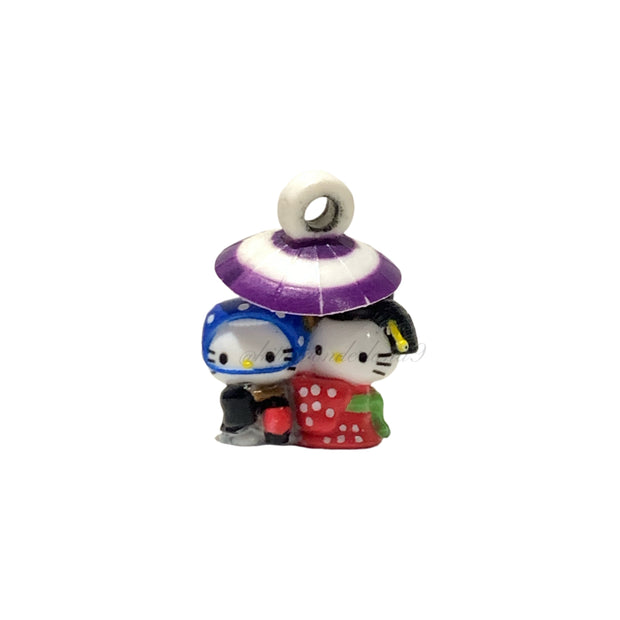 Hello Kitty Gotochi Keychain-2005 Kochi (高知県) Harimayabashi Bridge – Japan Exclusive Vintage Keychain