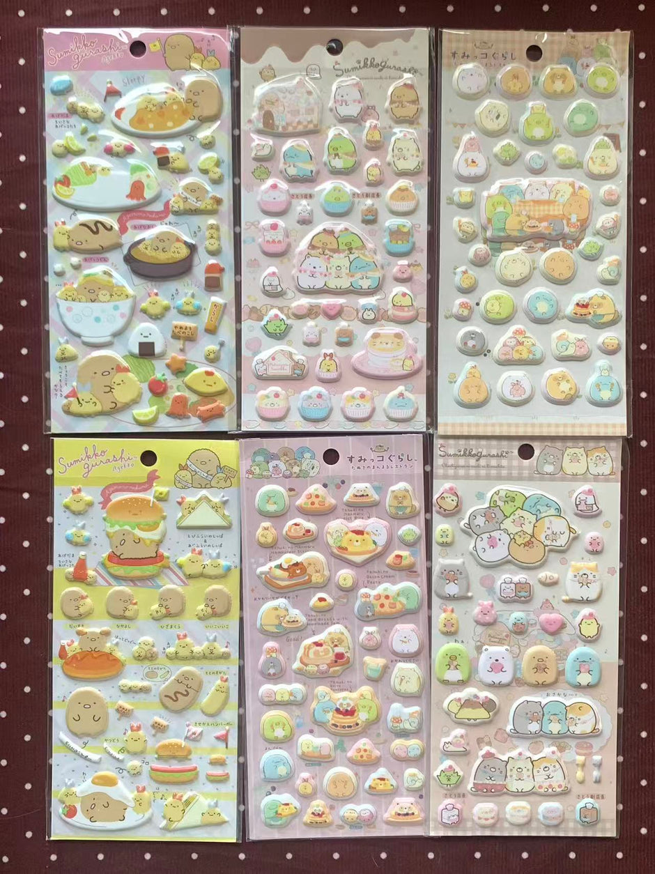 Sumikko Gurashi Puffy Stickers